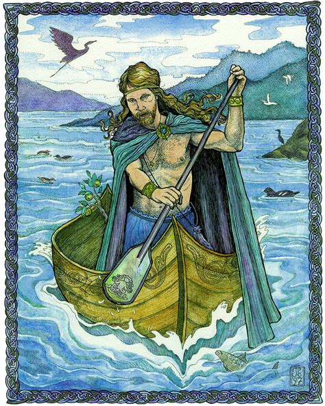 Brighid Greeting Card 4. . Lir celtic god